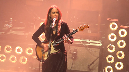 Nina Attal Electric Ladyland Feat. Laura Cox live in Annemasse on December 19, 2024 picture from the video